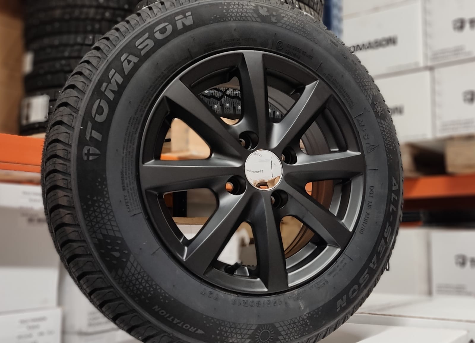 5,0x13" 4x100 ET30 Matt Black